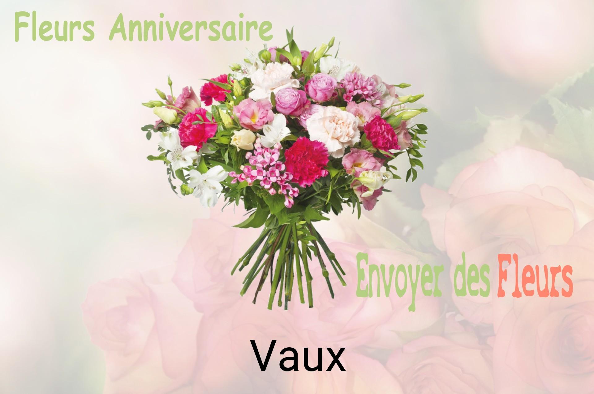 Bouquet de fleurs d’anniversaire livré à Vaux