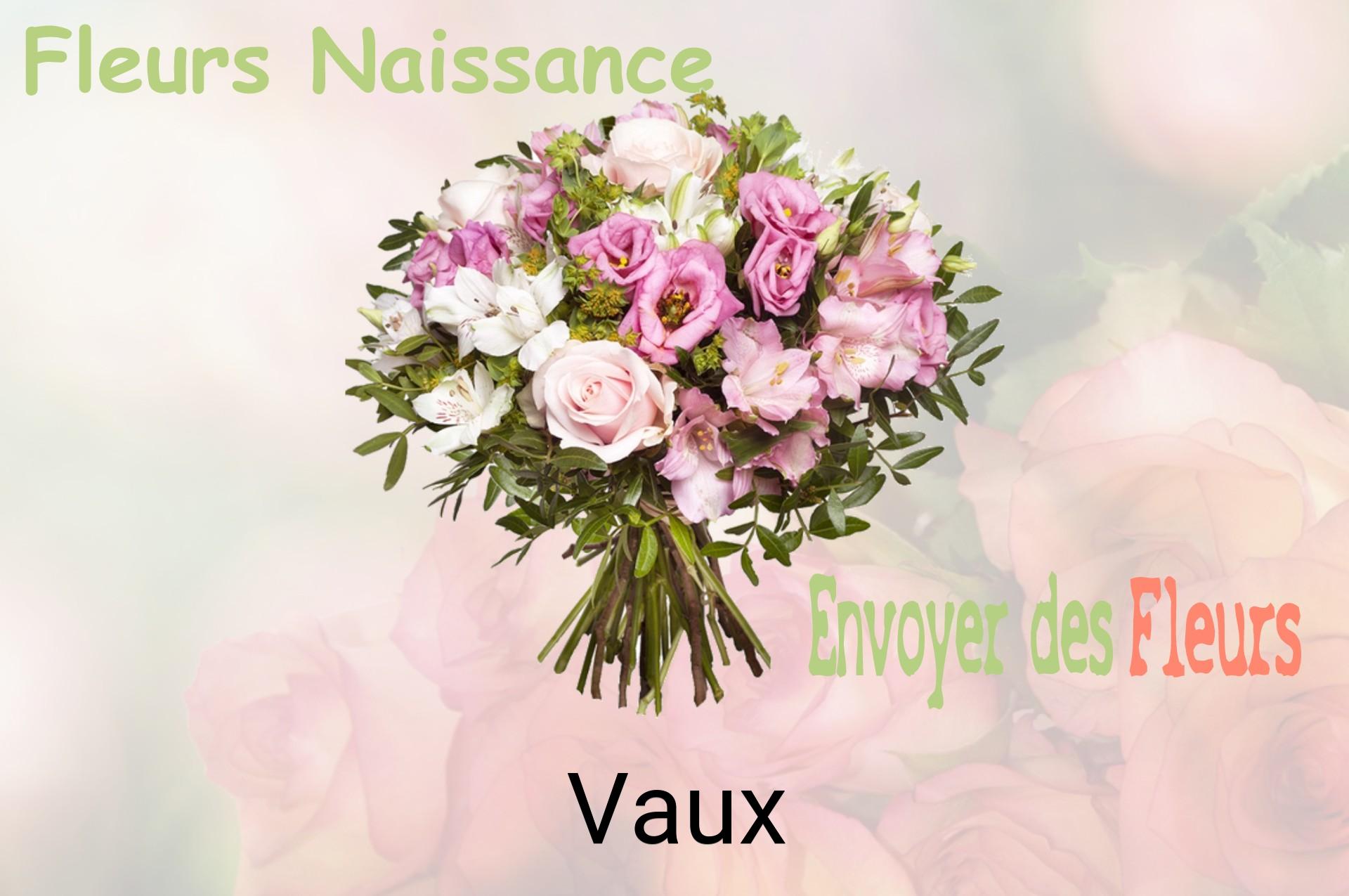 Bouquet de fleurs de naissance livré à Vaux